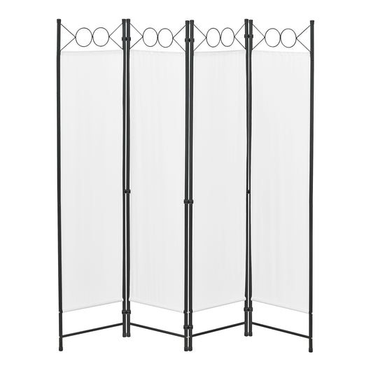 Paravento/Separè Decorativo per Interni/Balcone, 171 x 160 cm (AxL) Divisorio a 4 Pannelli per Camera da Letto/Studio