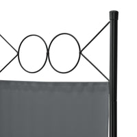 Paravento/Separè Decorativo per Interni/Balcone, 171 x 200 cm (AxL) Divisorio a 5 Pannelli per Camera da Letto/Studio