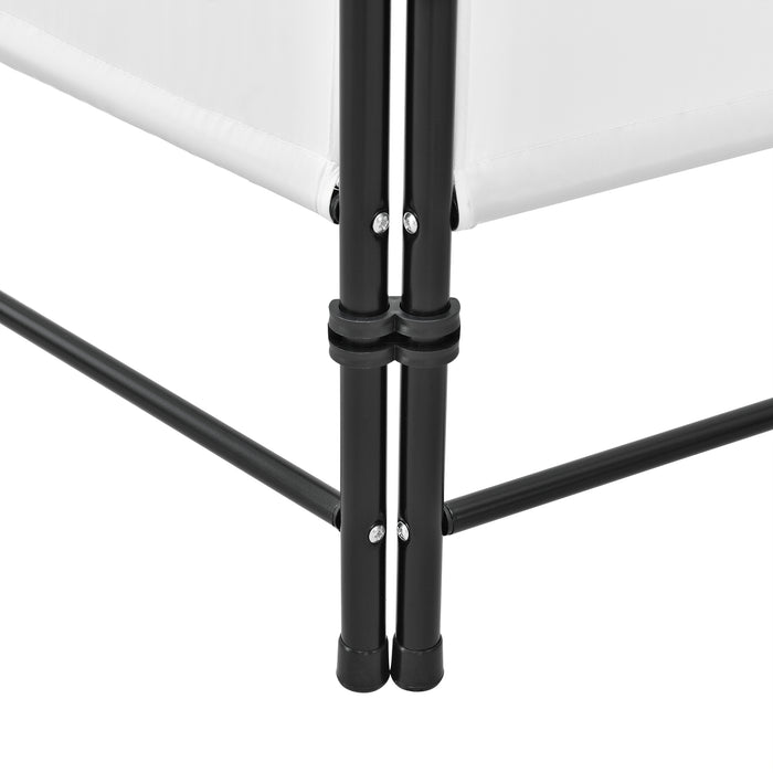 Paravento/Separè Decorativo per Interni/Balcone, 171 x 200 cm (AxL) Divisorio a 5 Pannelli per Camera da Letto/Studio