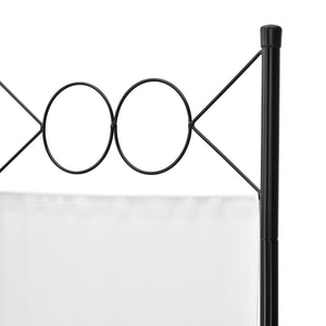 Paravento/Separè Decorativo per Interni/Balcone, 171 x 200 cm (AxL) Divisorio a 5 Pannelli per Camera da Letto/Studio