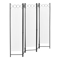 Paravento/Separè Decorativo per Interni/Balcone, 171 x 200 cm (AxL) Divisorio a 5 Pannelli per Camera da Letto/Studio