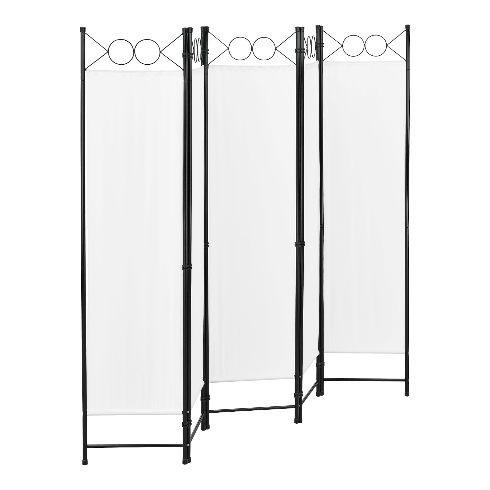 Paravento/Separè Decorativo per Interni/Balcone, 171 x 200 cm (AxL) Divisorio a 5 Pannelli per Camera da Letto/Studio