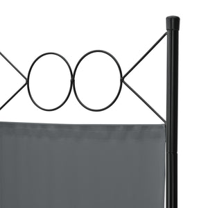 Paravento/Separè Decorativo per Interni/Balcone, 171 x 240 cm (AxL) Divisorio a 6 Pannelli per Camera da Letto/Studio