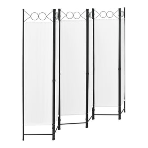 Paravento/Separè Decorativo per Interni/Balcone, 171 x 240 cm (AxL) Divisorio a 6 Pannelli per Camera da Letto/Studio