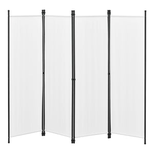 Paravento/Separè per Interni/Balcone, 171 x 200 cm (AxL) Divisorio a 4 Pannelli per Camera da Letto/Studio Medico -