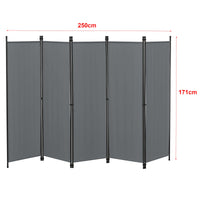 Frangivista 5 ante 171 x 250 cm grigio scuro 03_0008064