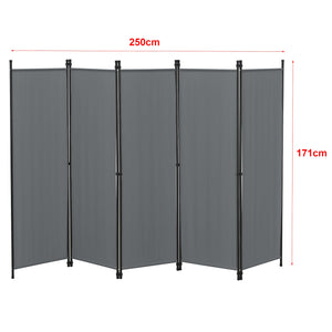 Frangivista 5 ante 171 x 250 cm grigio scuro 03_0008064