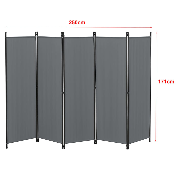 Frangivista 5 ante 171 x 250 cm grigio scuro 03_0008064