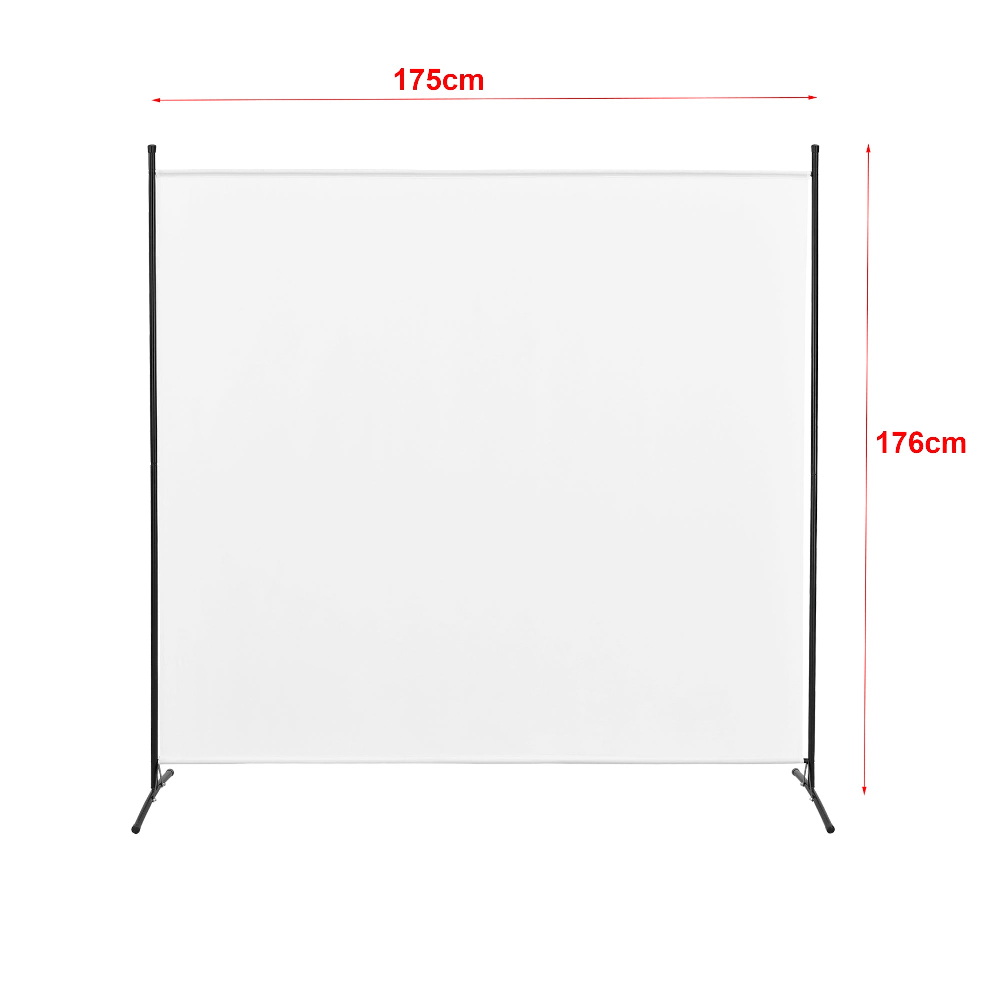 Paravento / Separè per Interni/Balcone, 176 x 175 cm (AxL) Schermo Protettivo / Divisorio per Camera da Letto/Studio