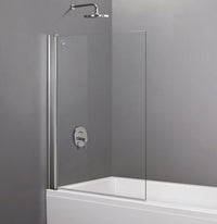 Parete Sopravasca Battente in Cristallo 5mm Trasparente 86cm h140cm YOANA