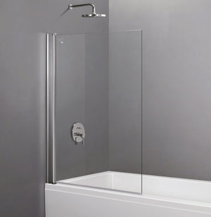 Parete Sopravasca Battente in Cristallo 5mm Trasparente 86cm h140cm YOANA