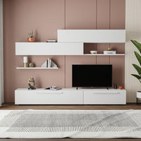 Parete attrezzata Kombat 260 colore bianco