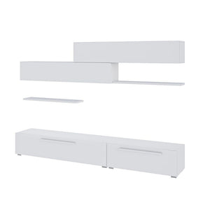 Parete attrezzata Kombat 260 colore bianco