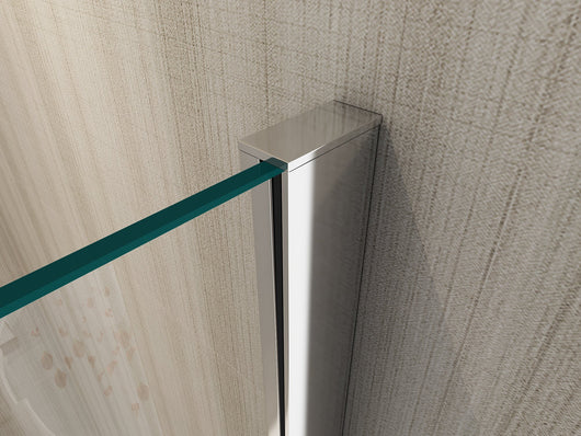 Parete doccia Walk-in cristallo 8mm trasparente anticalcare h.200cm Sicena Vision 80 cm