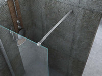 Parete Doccia Walk-In Trasparente 8mm H195cm - 100 cm