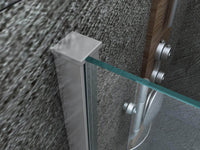 Parete Doccia Walk-In Trasparente 8mm H195cm - 140 cm