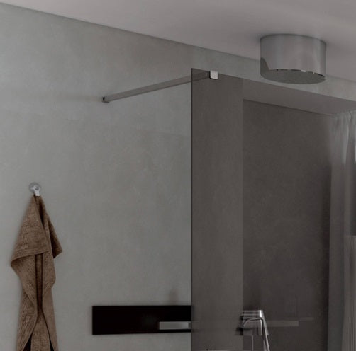 Parete doccia walk in cristallo fumè 6mm FIMJ 107/108 cm