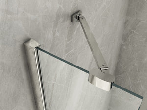 Parete Walk In Con Deflettore Pivot 8mm H195 - 100 cm