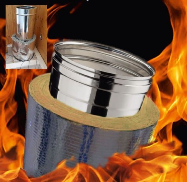 Passaggio tetto in legno DN 150 mm x h 500 mm coppella T 600 certificata