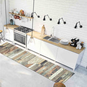 Passatoia da Cucina in Vinile Lavabile e Antigraffio Vintage Wood - 50x180