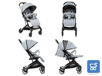 Passeggino KIKKA BOO Miley Colore Grigio Pieghevole Portata fino a 22Kg con Cappottina