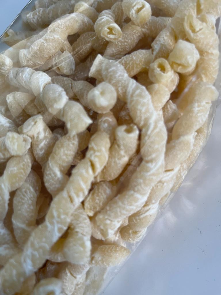 Pasta di semola di grano duro trafilata al bronzo, 12 confezioni da gr 500,  Busiata Trapanese