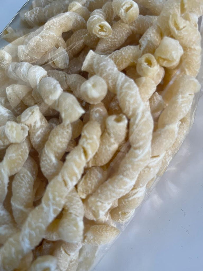 Pasta di semola di grano duro trafilata al bronzo, gr 500,  Busiata Trapanese