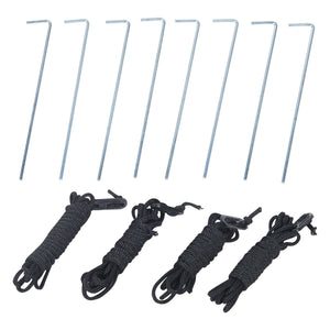 Gazebo pop-up Barendrecht con Illuminazione a LED - Blu pro.tec