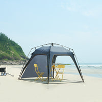 Gazebo pop-up Barendrecht con Illuminazione a LED - Grigio pro.tec