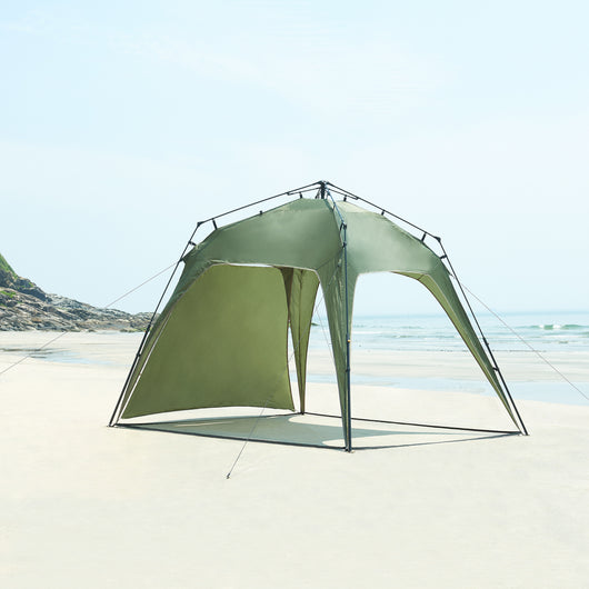 Gazebo pop-up Barendrecht con Illuminazione a LED - Verde pro.tec