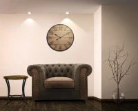 Orologio Da Muro Wood Cm Ø 60X4,5