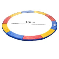 Copertura Imbottita Bordo Trampolino, Protezione per Tappeto Elastico Giaridno in PVC ( Ø244cm )