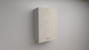 Pensile Scolapiatti H 72X L 60X P 33 Completo Di Scolapiatti In Acciaio Inox. Spedizione In Kit In Colore Larice Bianco