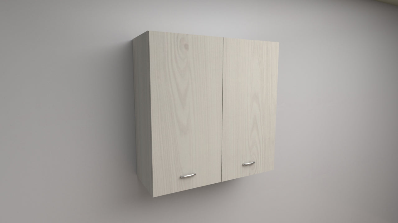 Pensile Scolapiatti H 72X L 90X P 33 Completo Di Scolapiatti In Acciaio Inox. Spedizione In Kit In Colore Larice Bianco