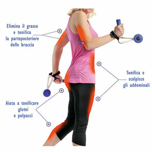 Pesi di oscillazione manubri bilancieri a mano swing weights trekking 650 Gr