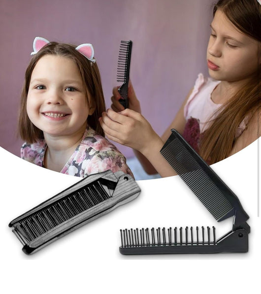 Pettine spazzola per capelli pieghevole tascabile da viaggio Art.74718