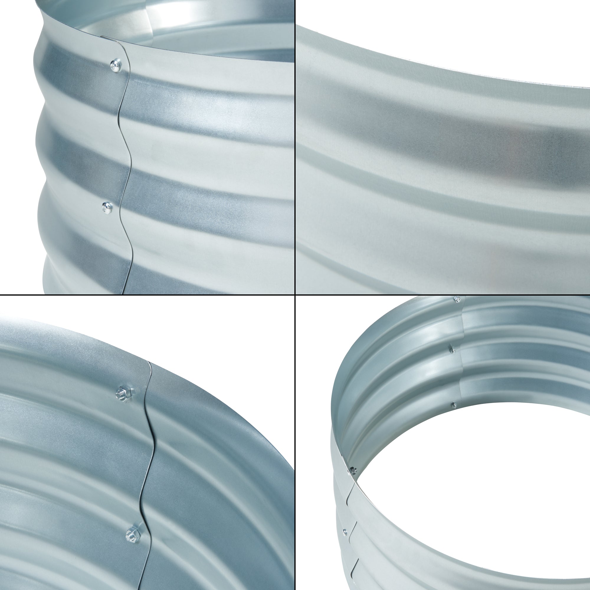 Bordatura Andrano per Aiuola Alta 61 x 30,5 cm Rotondo casa.pro