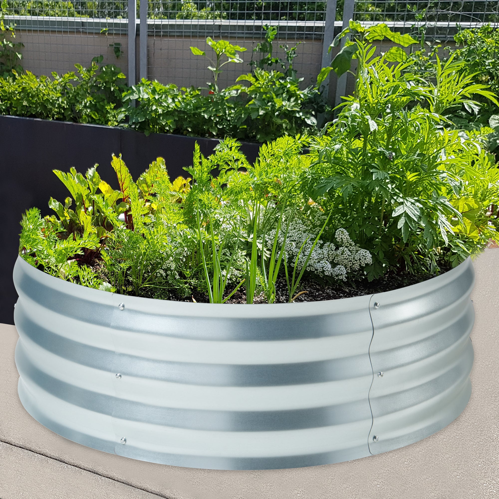 Bordatura Andrano per Aiuola Alta 91,5 x 30,5 cm Rotondo casa.pro