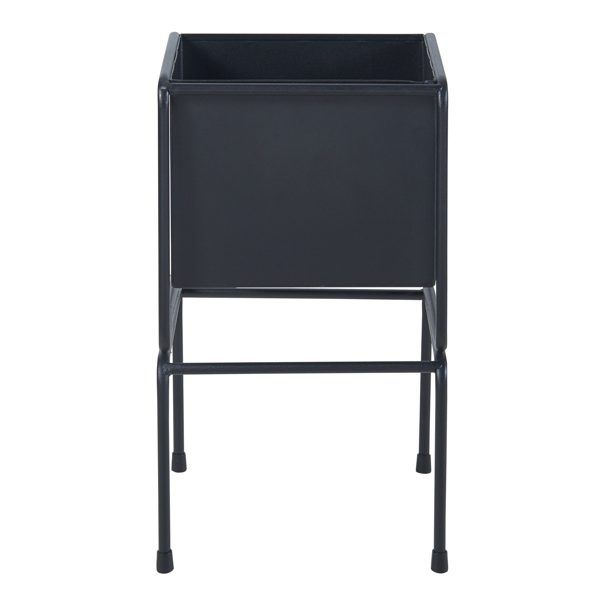Supporto per 1 Pianta Sveio 35,5 x 20 x 20 cm Nero [en.casa]