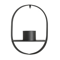 Portapiante da Parete Vestby 56 x 39 x 15 cm Nero [en.casa]