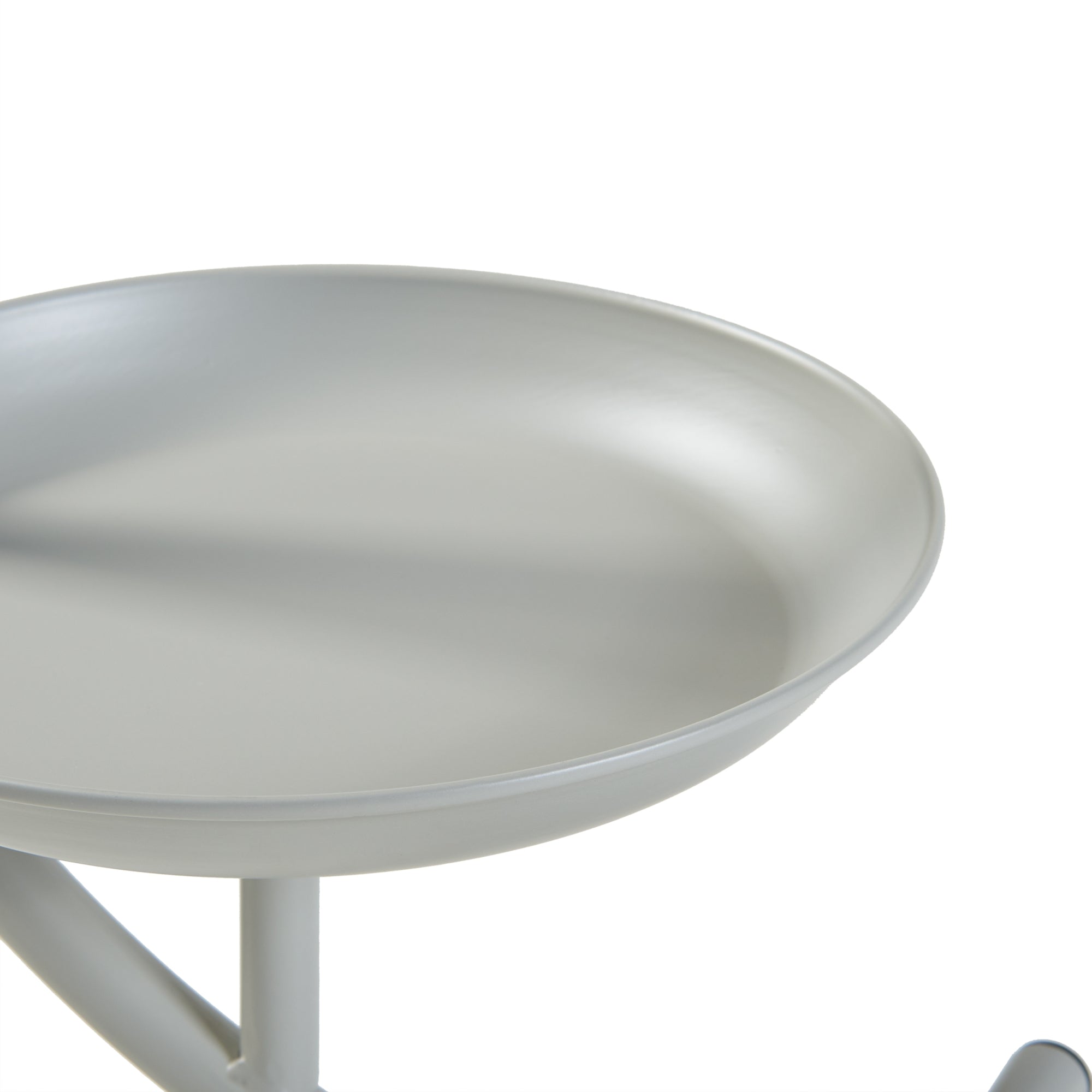 Stand Portapiante Aalten  con 2 Piani Portavasi - Grigio Chiaro [en.casa]