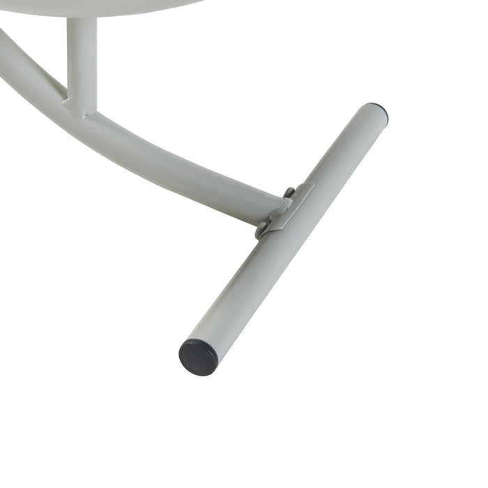 Stand Portapiante Aalten  con 2 Piani Portavasi - Grigio Chiaro [en.casa]