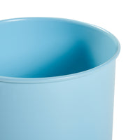 Stand Portapiante Almelo con 2 Portavasi Cilindrici - Azzurro [en.casa]