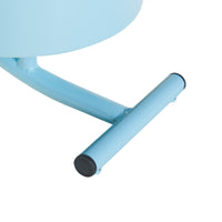 Stand Portapiante Almelo con 2 Portavasi Cilindrici - Azzurro [en.casa]