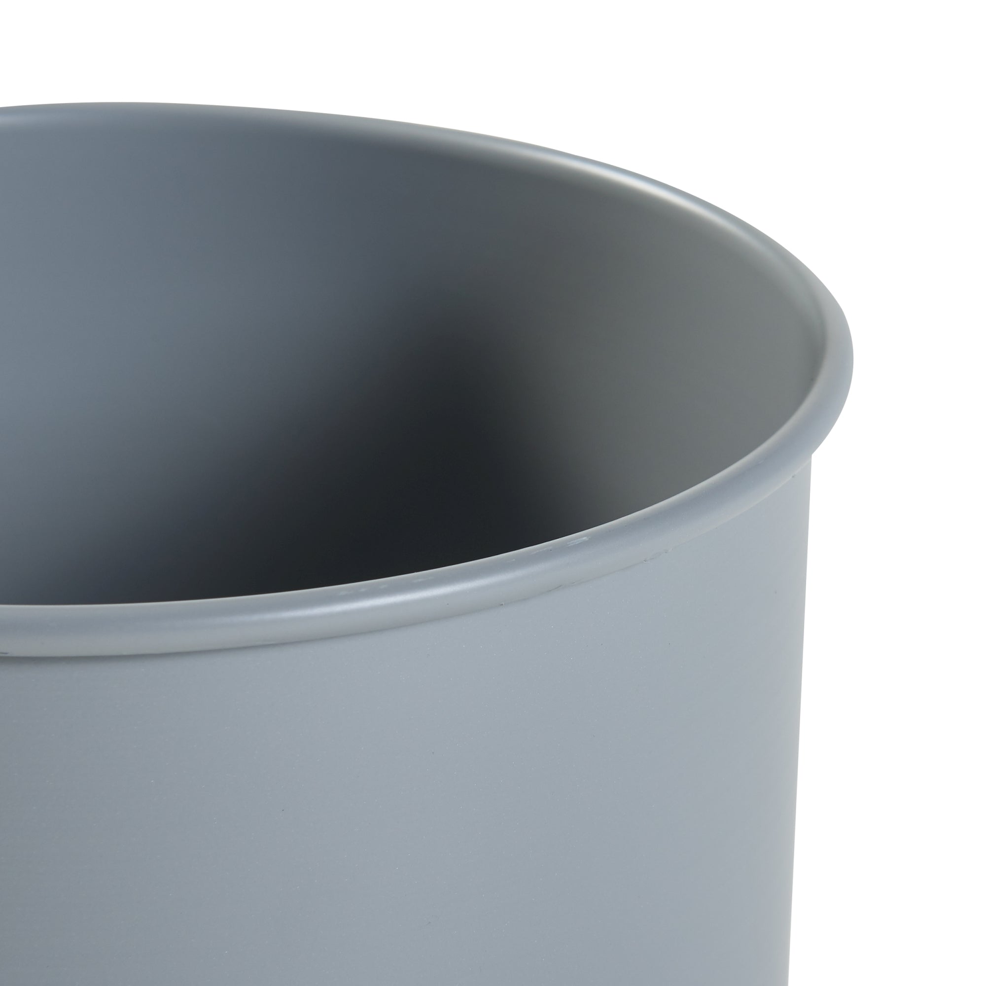 Stand Portapiante Almelo con 2 Portavasi Cilindrici - Grigio scuro [en.casa]