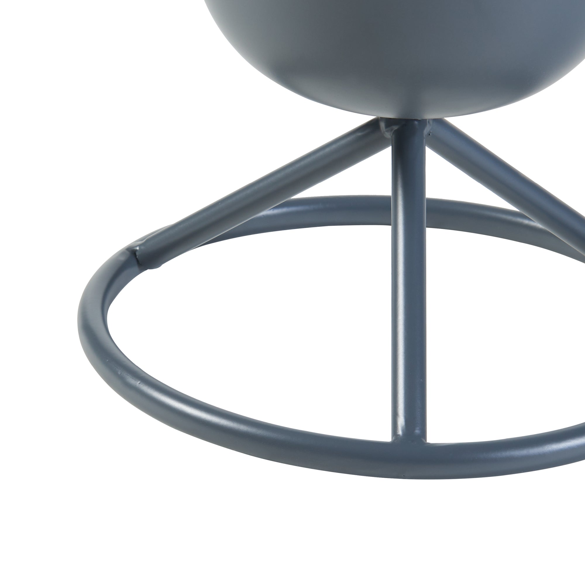 Stand Portapiante Alphen con 3 Vasi - Nero [en.casa]