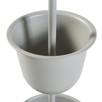 Stand Portapiante Alphen con 3 Vasi - Grigio chiaro [en.casa]