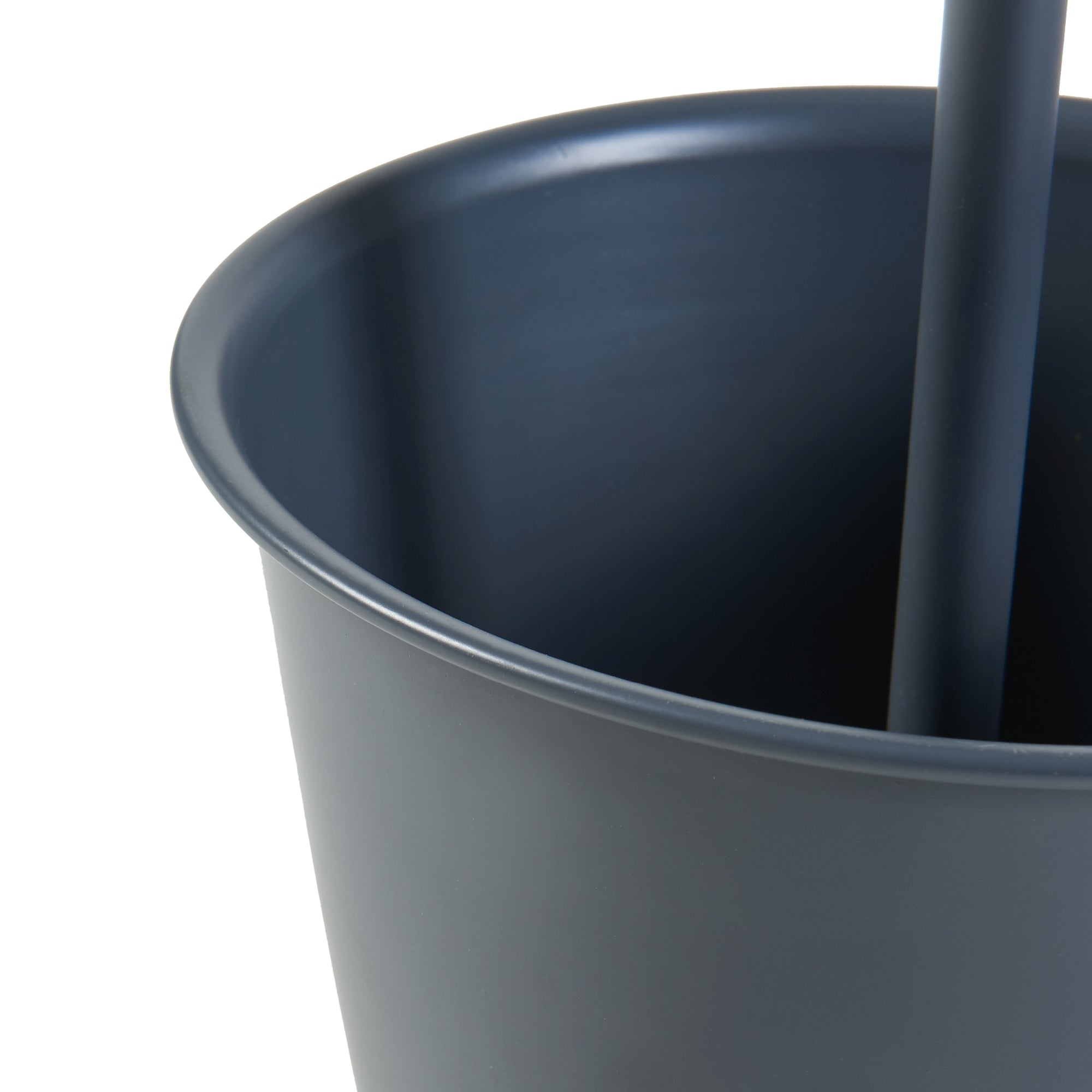 Stand Portapiante Alphen con 2 Vasi - Nero [en.casa]