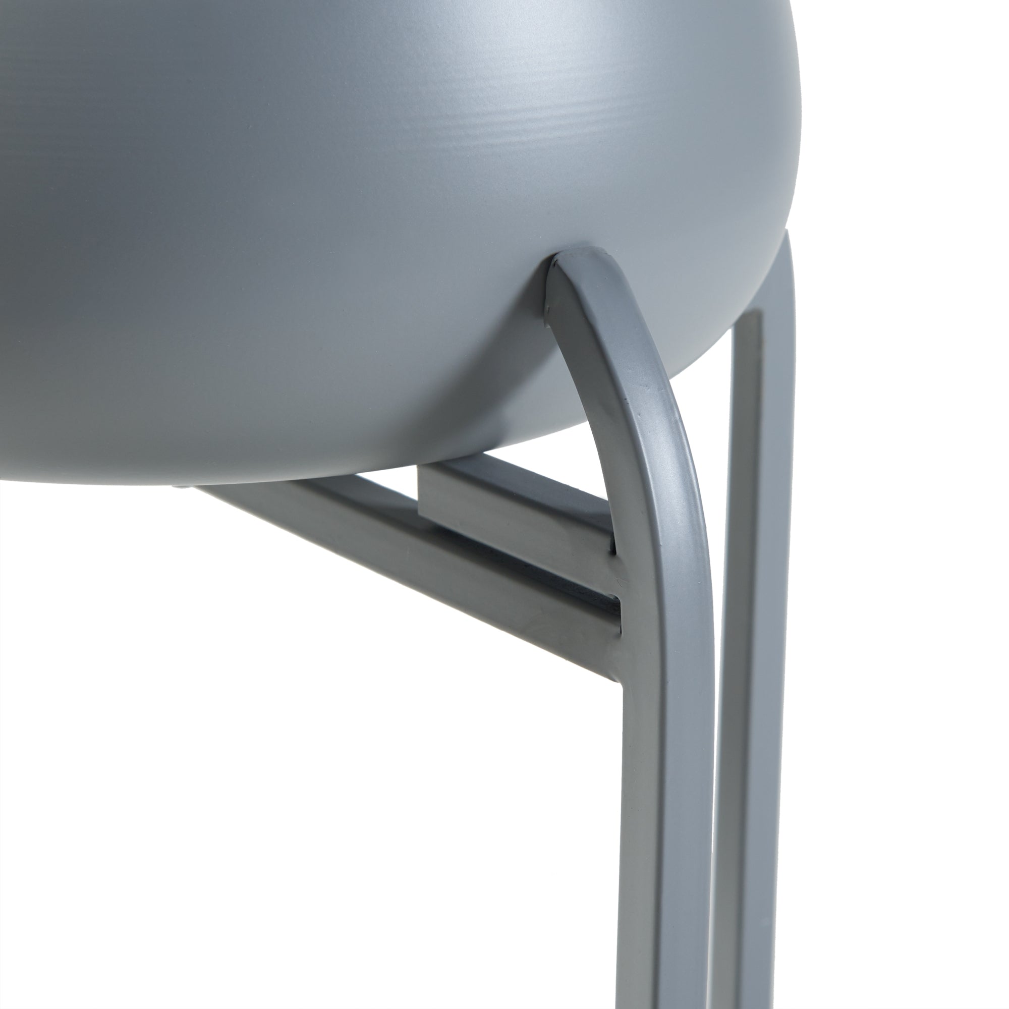 Stand Portapiante Altena 80,5 x 40 x 40 cm Metallo Grigio scuro [en.casa]