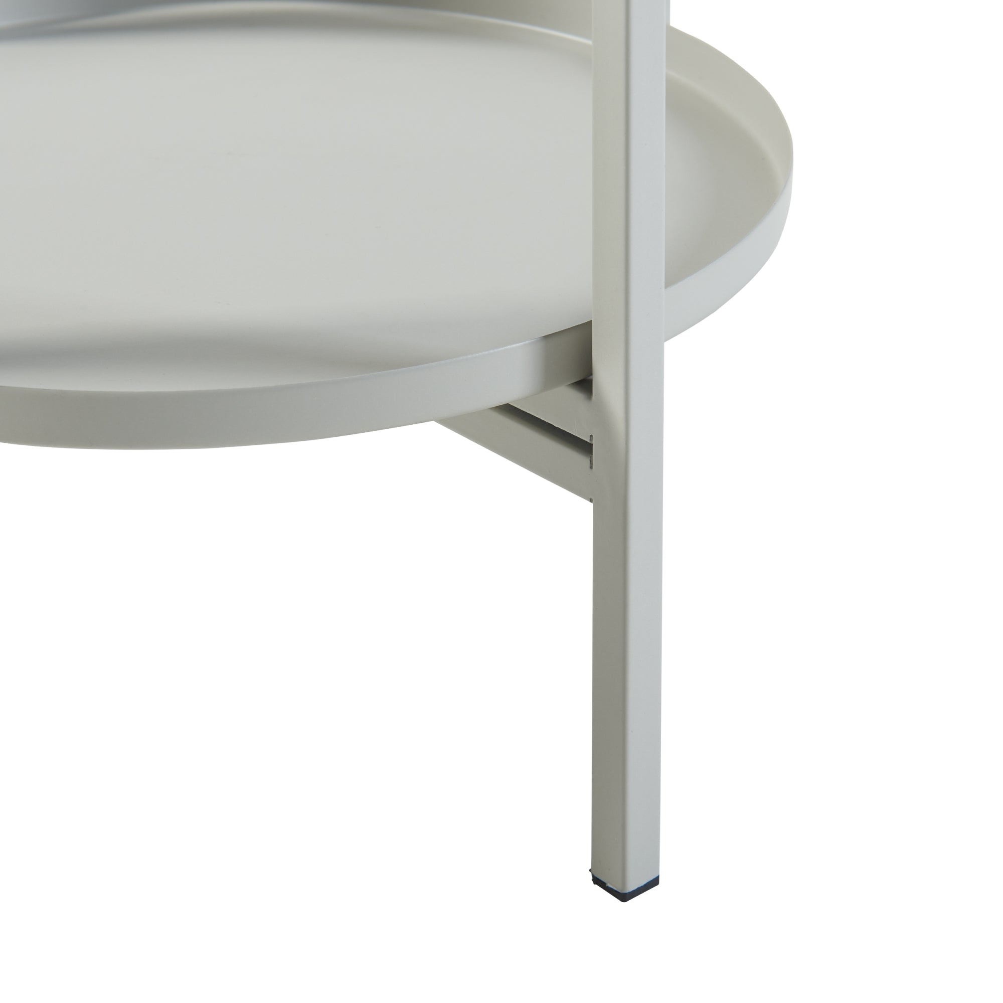 Stand Portapiante Altena 80,5 x 40 x 40 cm Metallo Grigio Chiaro [en.casa]